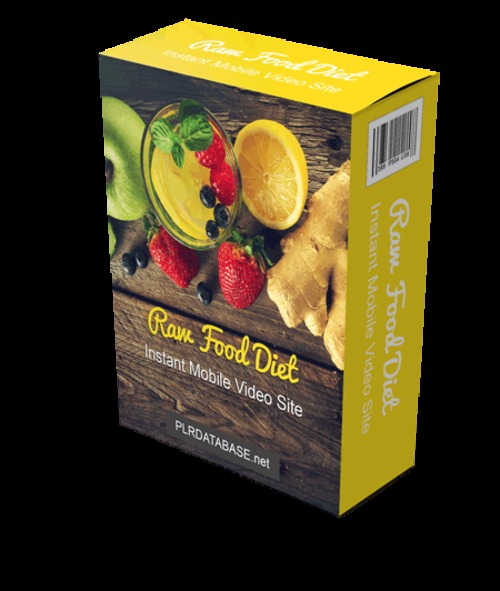 Product picture Raw-Food-Diet-Instant-Mobile-Video-Site